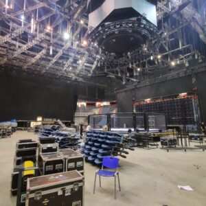 Fame MMA 19 - 7 days of work - 4 technicians