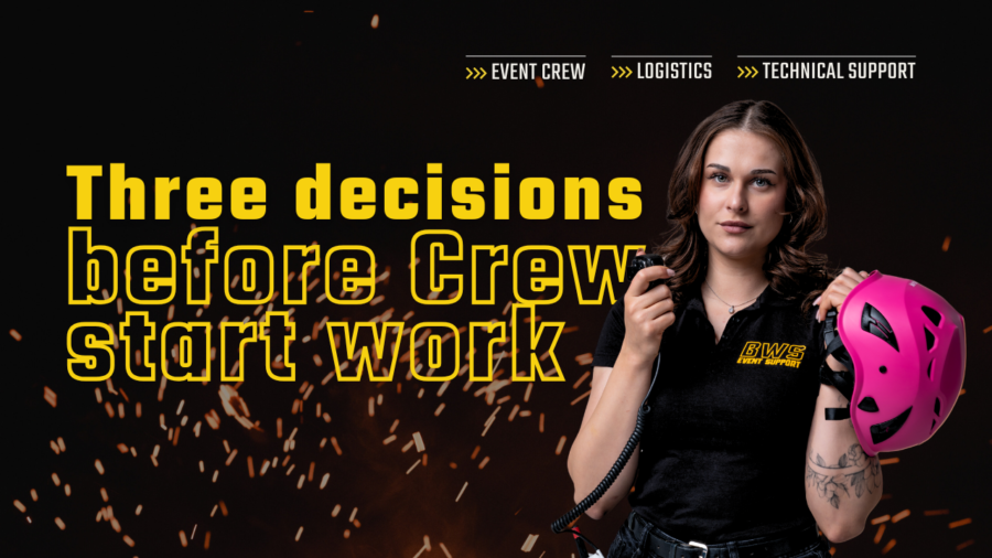 Three decisions we make before your crew arrives