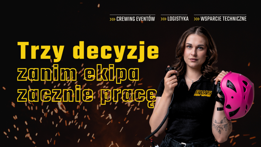 Trzy decyzje, które podejmujemy, zanim ekipa techniczna zacznie pracę