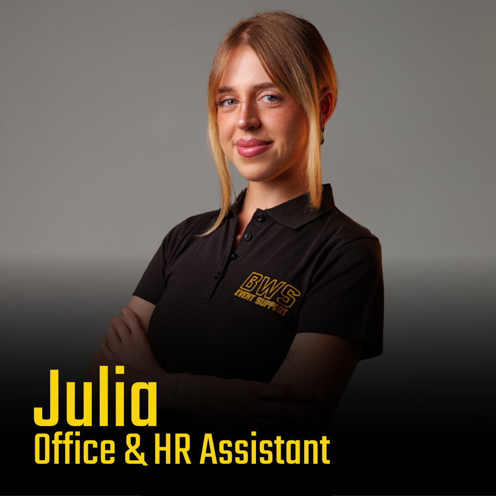 Julia Tront, Office & HR Assistant at BWS Event Support